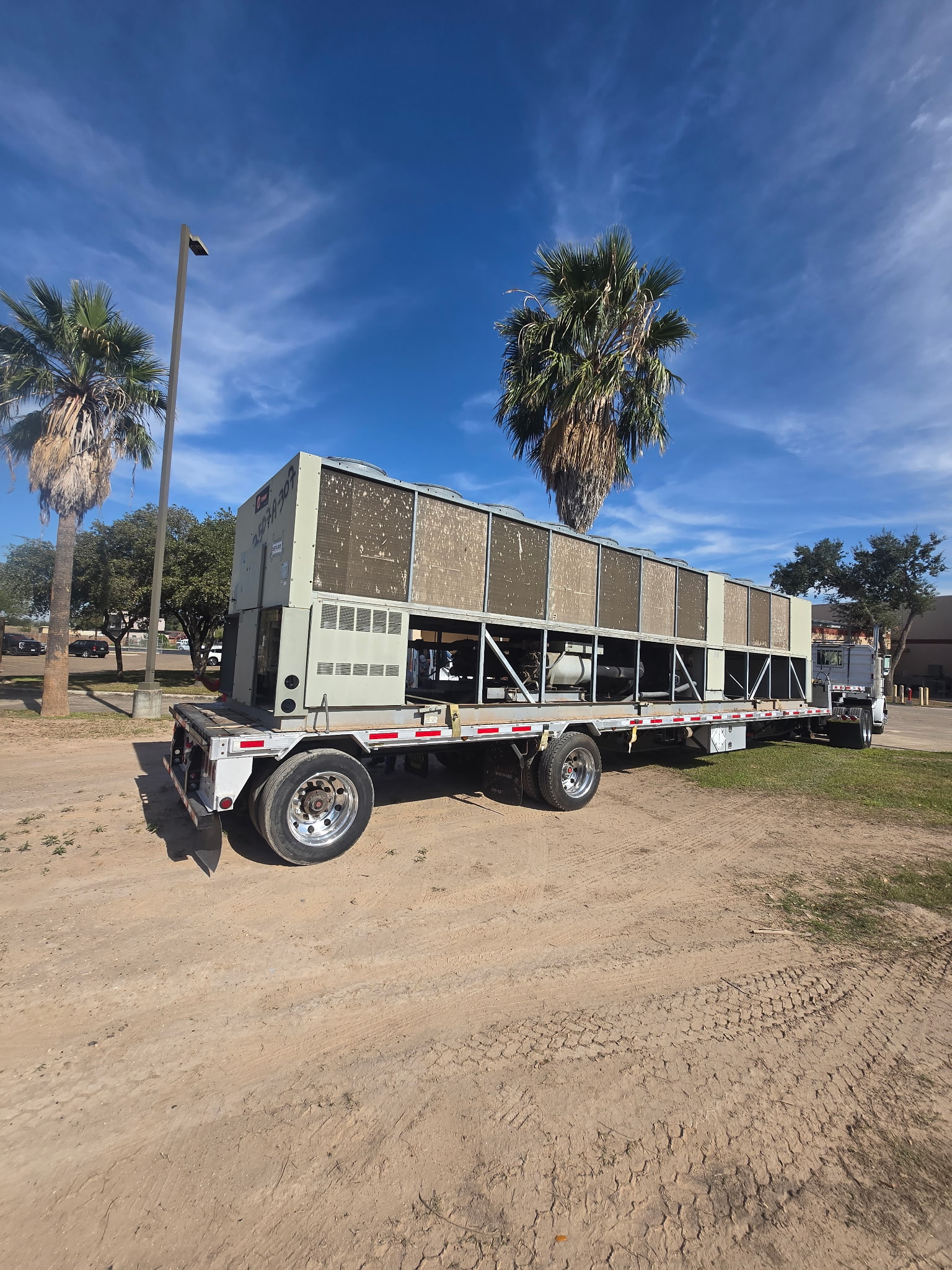 Industrial chillers removal